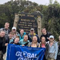 GVSU students at Kilimanjaro National Park